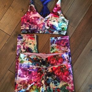 Live Love Dream Yoga Pants and Sports Bra